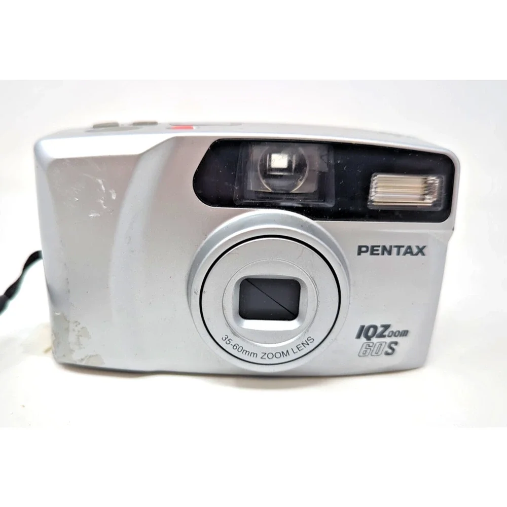 Pentax IQZoom 60S 35mm Film Camera Point & Shoot 35-60mm Zoom Tested Read